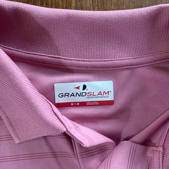 Pink Grand Slam Golf Polo - Picture 2 of 4